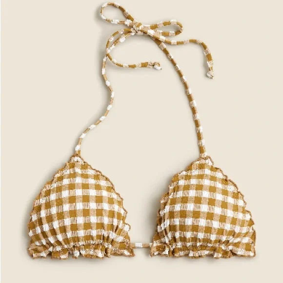 J.Crew Gingham Bikini Set - Picture 3 of 4